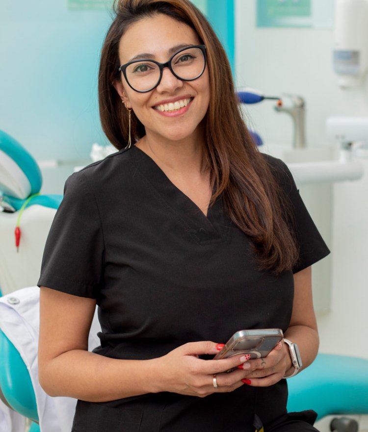 Mujer sonriendo